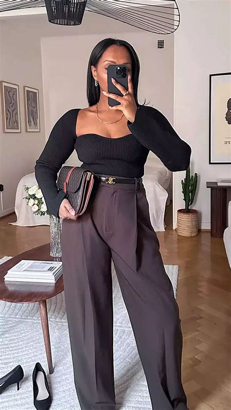 This Is How Influencer Femmeblk Styles Celine's Iconic Triomphe 